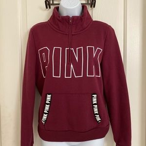 Maroon turtle neck sweater from PINK